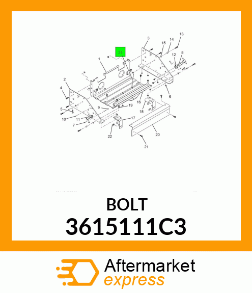 BOLT 3615111C3