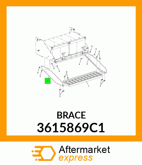 BRACE 3615869C1