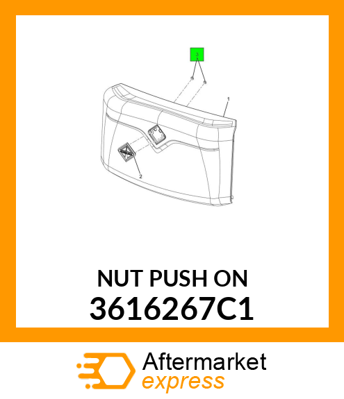 NUT_PUSH_ON 3616267C1