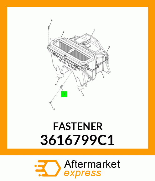 FASTENER 3616799C1