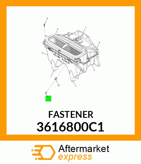 FASTENER 3616800C1