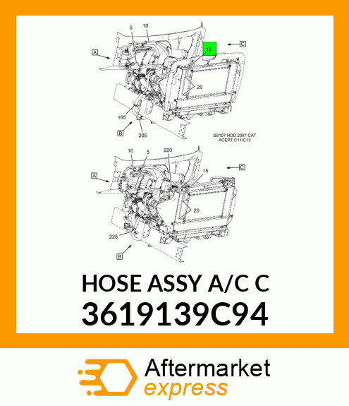 HOSE_ASSY_A/C_C 3619139C94