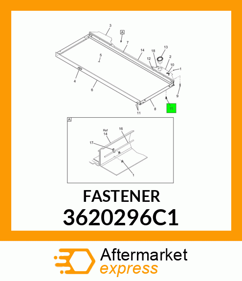 FASTENER 3620296C1