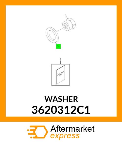 WASHER 3620312C1