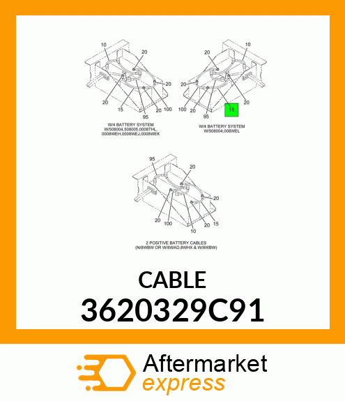 CABLE 3620329C91