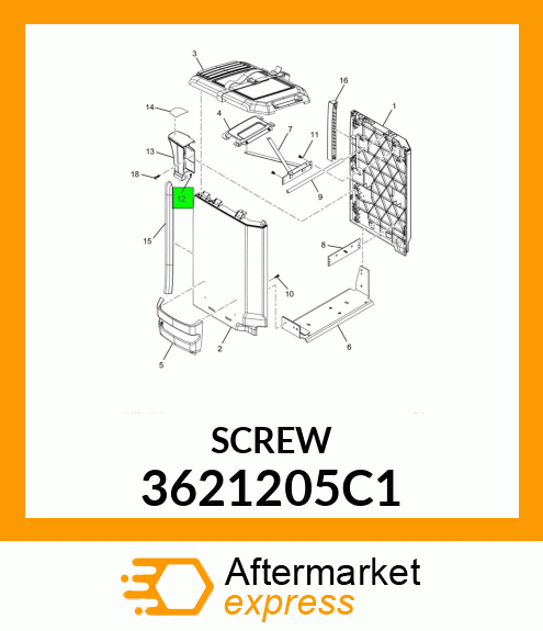 SCREW 3621205C1