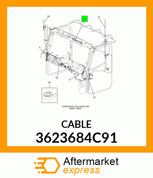 CABLE 3623684C91