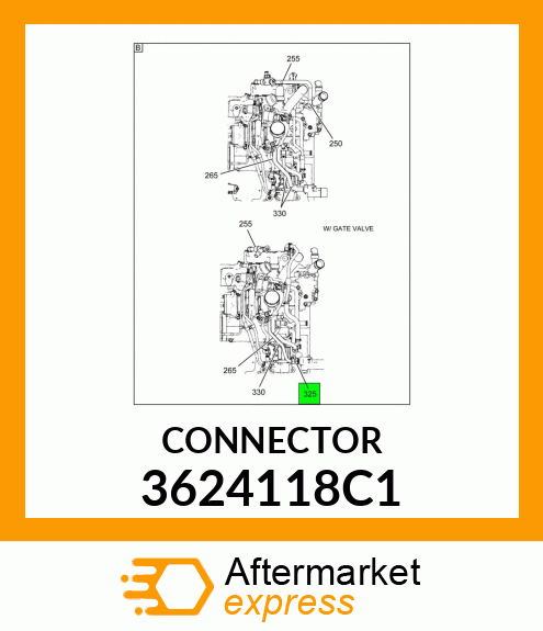 CONNECTOR 3624118C1