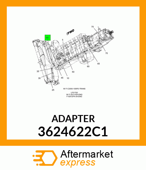 ADAPTER 3624622C1