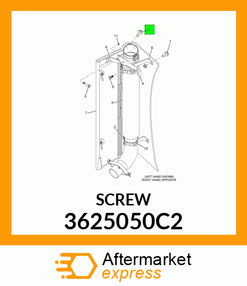 SCREW 3625050C2