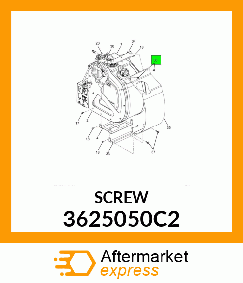 SCREW 3625050C2