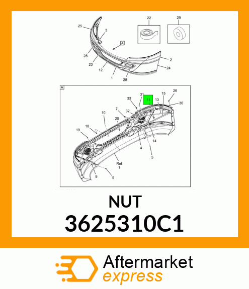 NUT 3625310C1