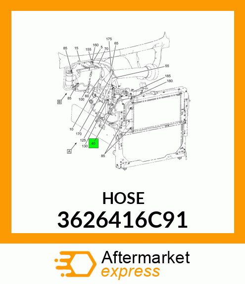 HOSE 3626416C91