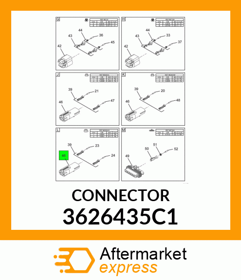 CONNECTOR 3626435C1