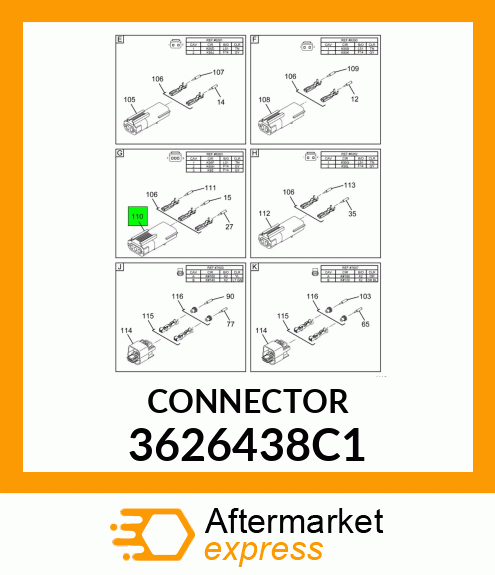 CONNECTOR 3626438C1