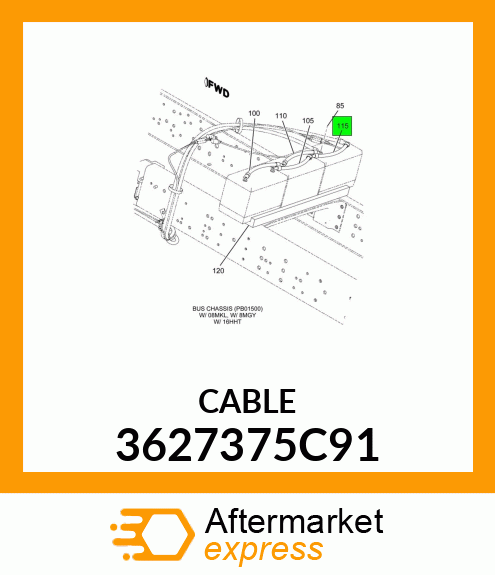 CABLE 3627375C91