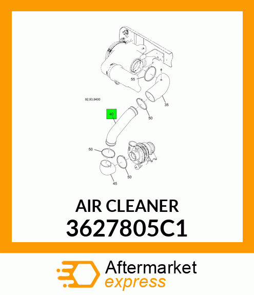 AIRCLEANER 3627805C1