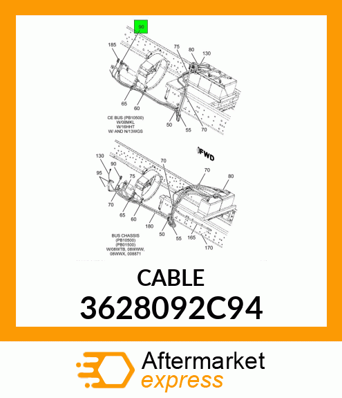 CABLE 3628092C94