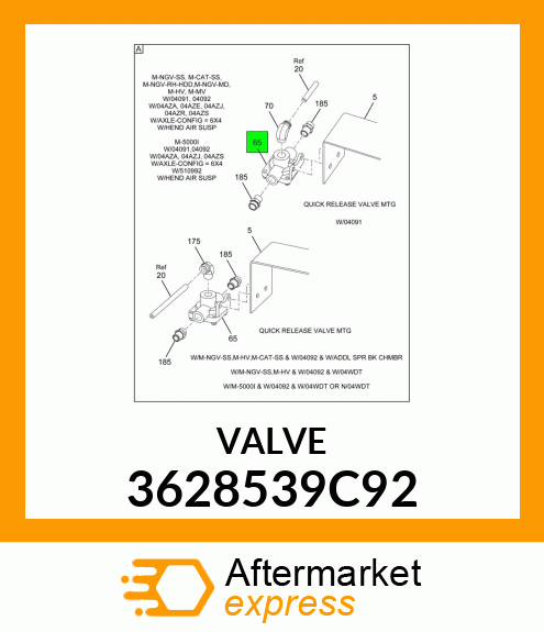 VALVE 3628539C92