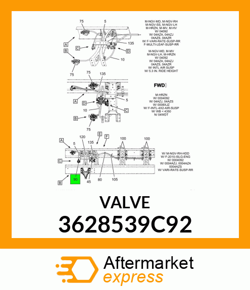 VALVE 3628539C92