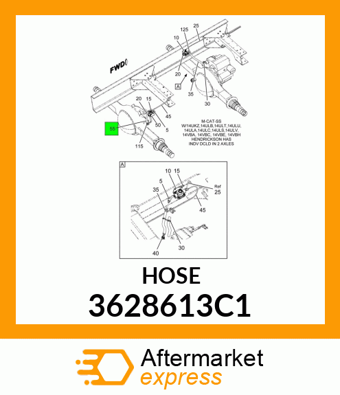 HOSE 3628613C1