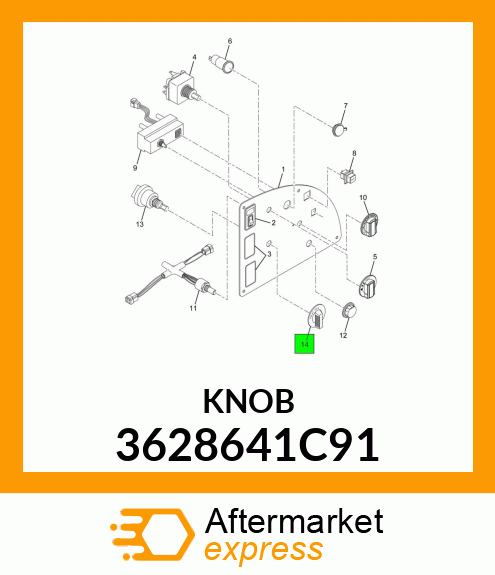 KNOB 3628641C91