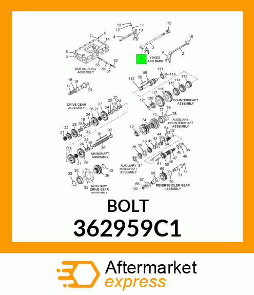 BOLT 362959C1