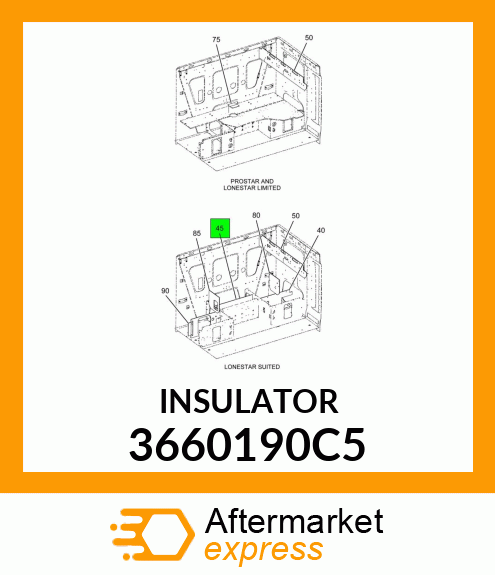 INSULATOR 3660190C5