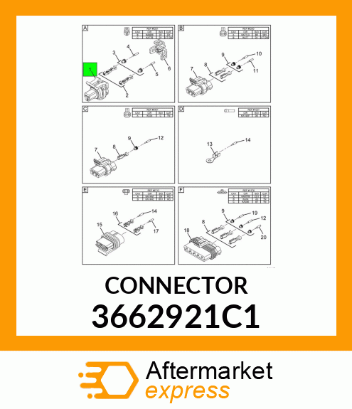 CONNECTORS 3662921C1