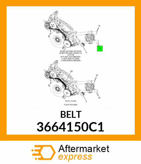 BELT 3664150C1