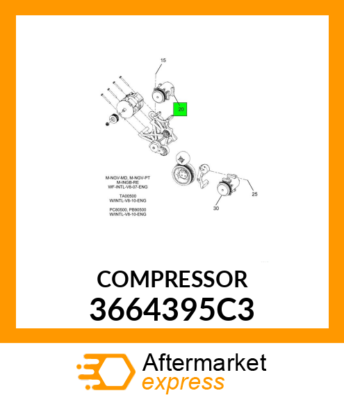 COMPRESSOR 3664395C3