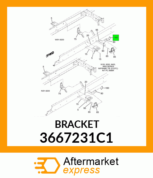 BRACKET 3667231C1