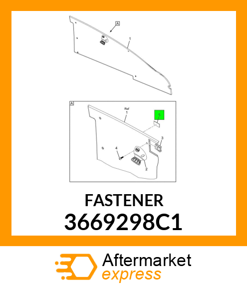 FASTENER 3669298C1