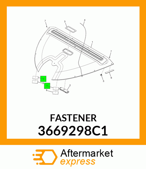 FASTENER 3669298C1