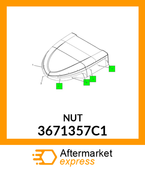 NUT 3671357C1