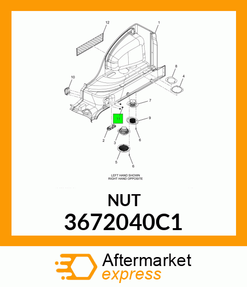 NUT 3672040C1