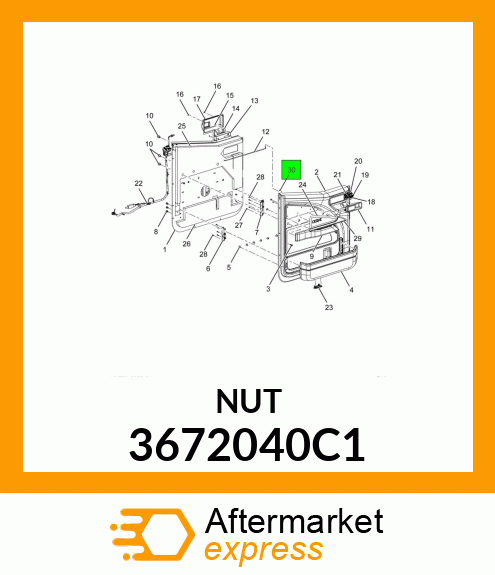 NUT 3672040C1