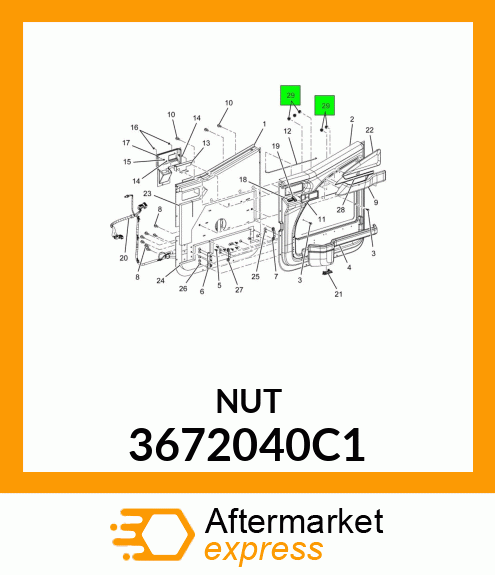 NUT 3672040C1