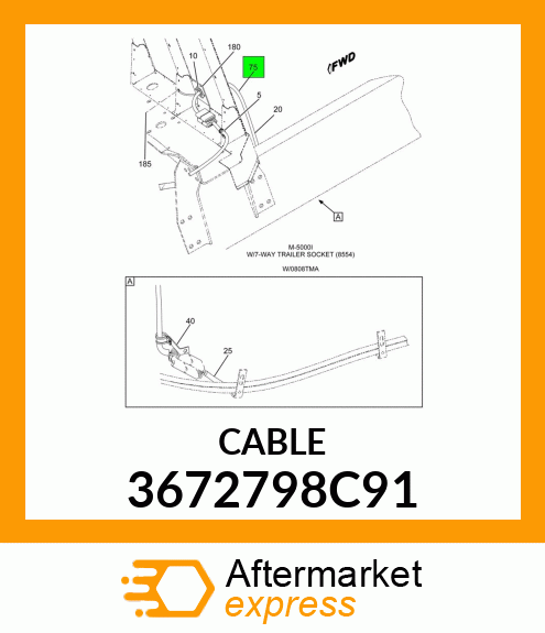 CABLE 3672798C91