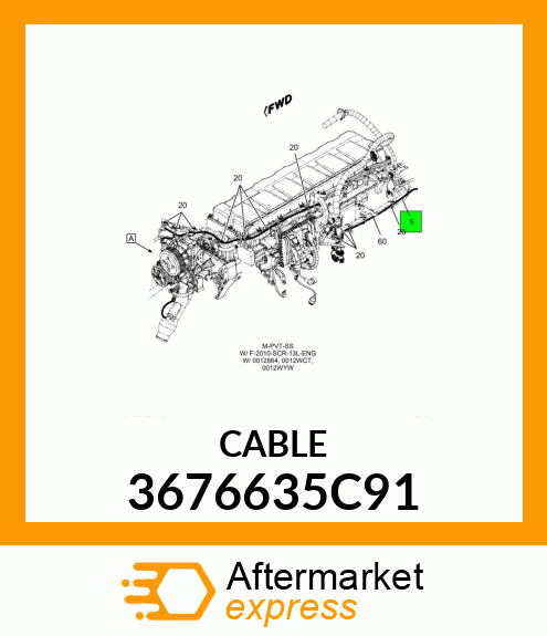 CABLE 3676635C91