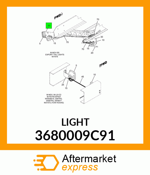 LIGHT 3680009C91