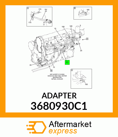 ADAPTER 3680930C1