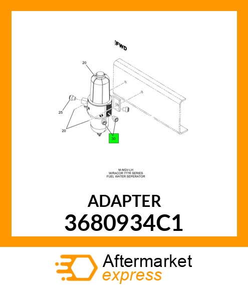 ADAPTER 3680934C1