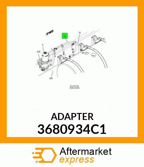 ADAPTER 3680934C1