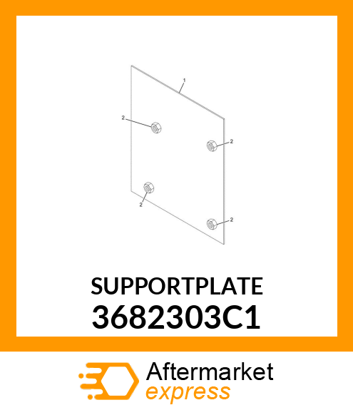 SUPPORTPLATE 3682303C1