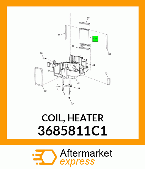 COIL,HEATER 3685811C1