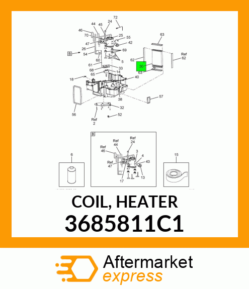 COIL,HEATER 3685811C1