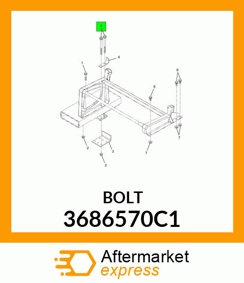 BOLT 3686570C1