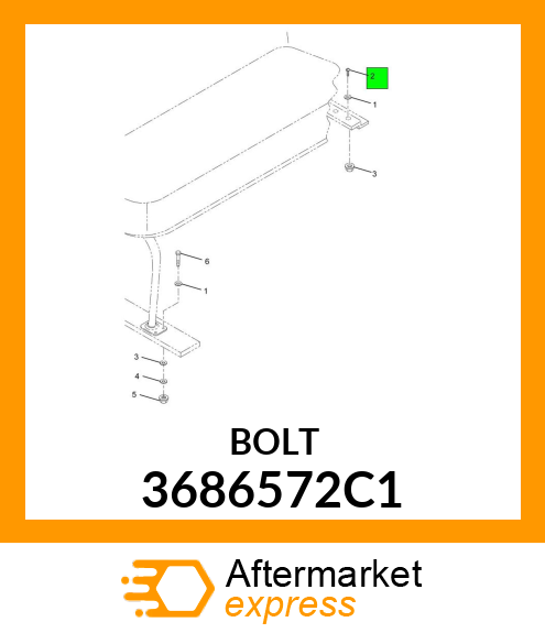 BOLT 3686572C1