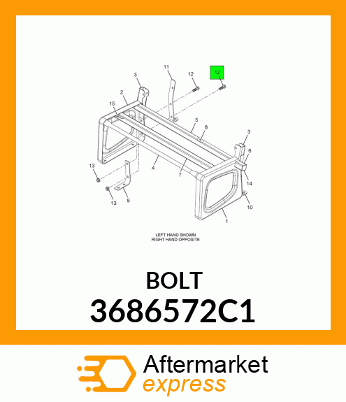 BOLT 3686572C1